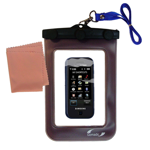 Waterproof Case compatible with the Samsung Glyde to use underwater