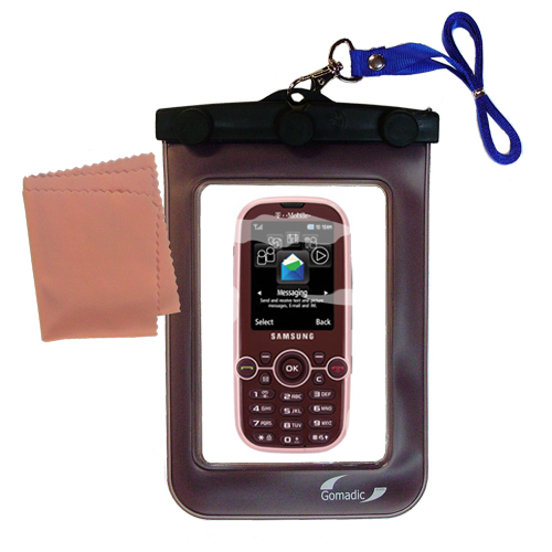 Waterproof Case compatible with the Samsung Gravity 3 to use underwater