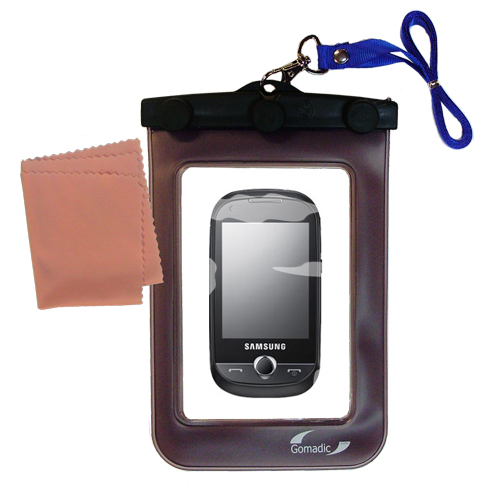 Waterproof Case compatible with the Samsung GT-B5310R to use underwater