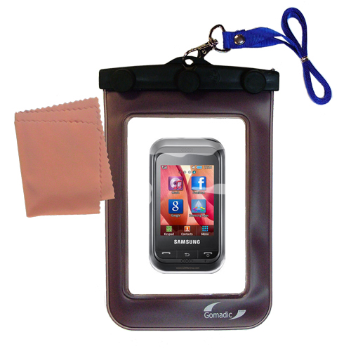 Waterproof Case compatible with the Samsung GT-C3300K to use underwater
