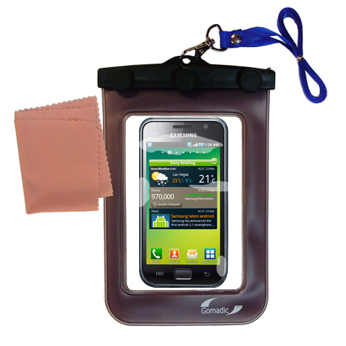 Waterproof Case compatible with the Samsung GT-I9000 to use underwater