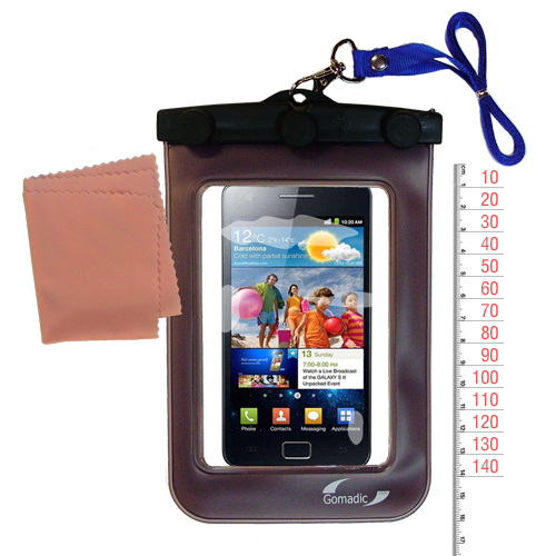 Waterproof Case compatible with the Samsung GT-I9103 to use underwater