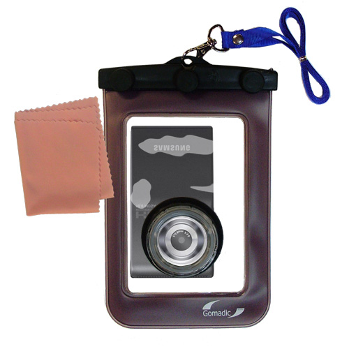 Waterproof Case compatible with the Samsung HMX-U10 Digital Camcorder to use underwater