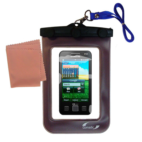 Waterproof Case compatible with the Samsung I6712 to use underwater