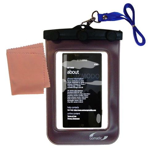 Waterproof Case compatible with the Samsung I8700 to use underwater