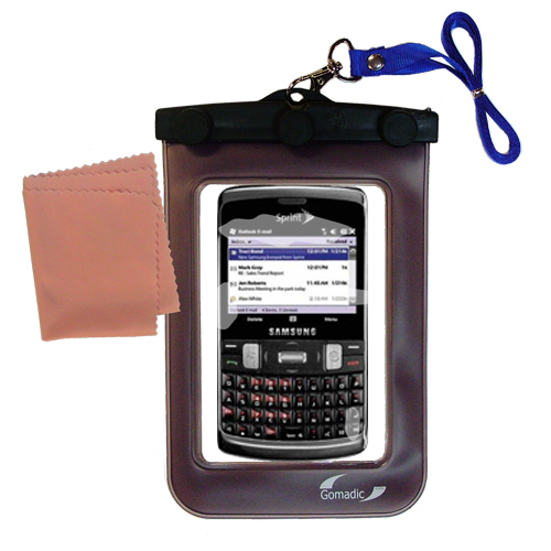 Waterproof Case compatible with the Samsung Intrepid SPH-i350 to use underwater