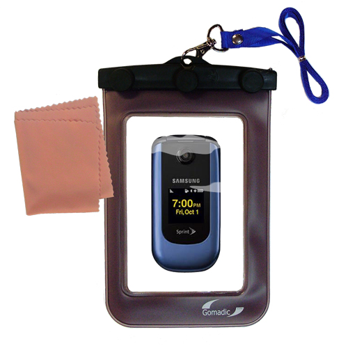 Waterproof Case compatible with the Samsung M360 / SPH-M360 to use underwater