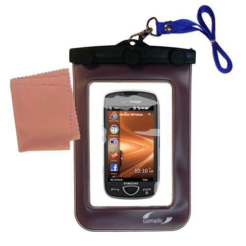 Waterproof Case compatible with the Samsung Omnia II  SCH-i920 to use underwater