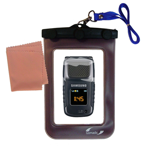 Waterproof Case compatible with the Samsung Rugby II III to use underwater