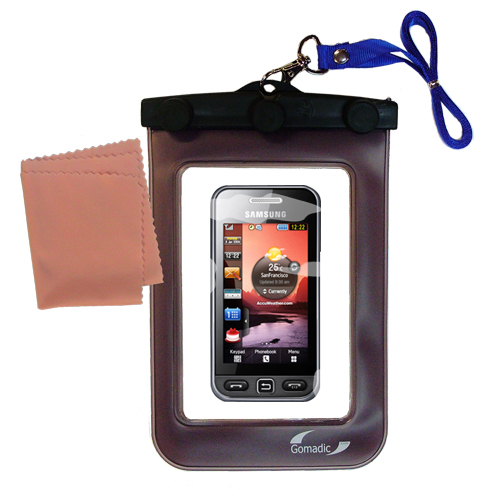 Waterproof Case compatible with the Samsung s5230 / GT-S 5230 to use underwater