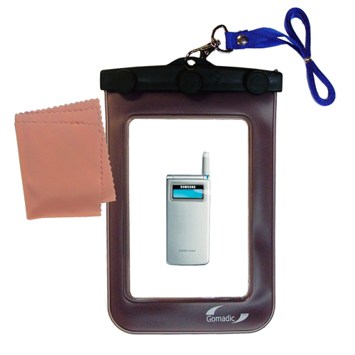 Waterproof Case compatible with the Samsung SCH-A595 to use underwater