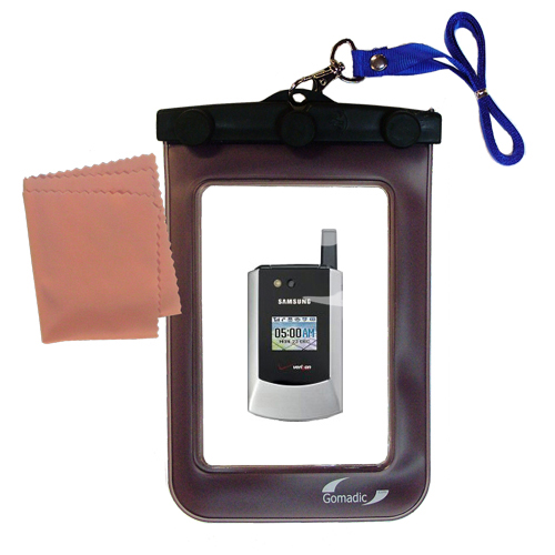 Waterproof Case compatible with the Samsung SCH-A795 to use underwater
