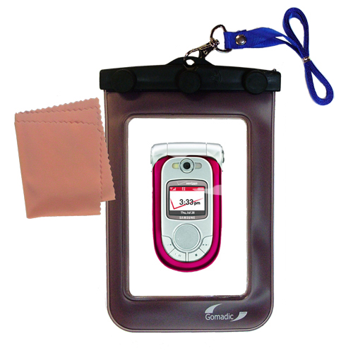 Waterproof Case compatible with the Samsung SCH-A950 to use underwater