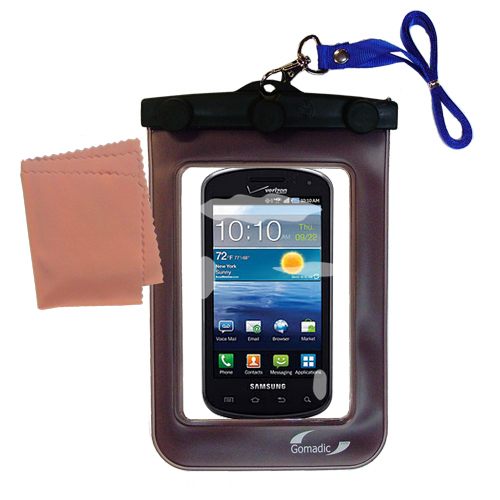 Waterproof Case compatible with the Samsung SCH-I405 to use underwater