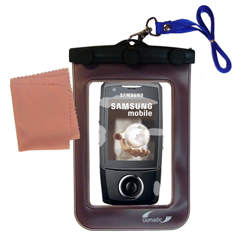 Waterproof Case compatible with the Samsung SCH-i520 to use underwater
