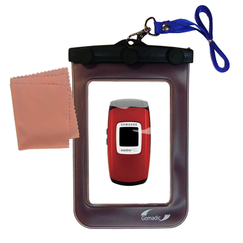 Waterproof Case compatible with the Samsung SCH-R300 to use underwater