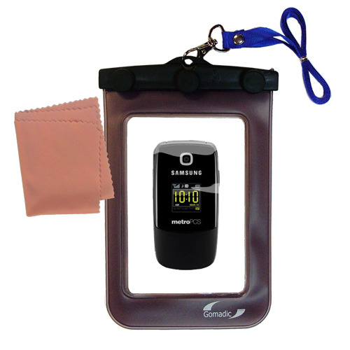 Waterproof Case compatible with the Samsung SCH-R430 Myshot to use underwater