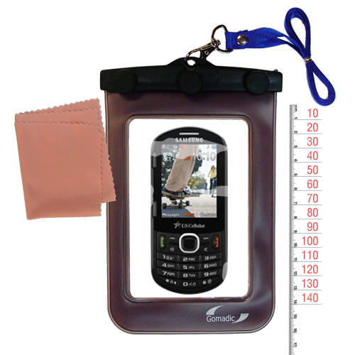 Waterproof Case compatible with the Samsung SCH-R580 to use underwater