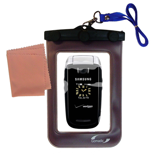 Waterproof Case compatible with the Samsung SCH-U430 to use underwater