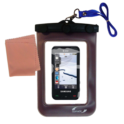 Waterproof Case compatible with the Samsung SGH-A867 Eternity to use underwater