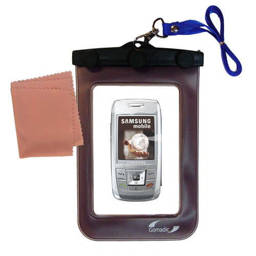 Waterproof Case compatible with the Samsung SGH-E250 to use underwater
