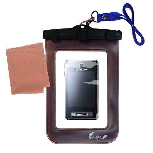 Waterproof Case compatible with the Samsung SGH-F480 to use underwater