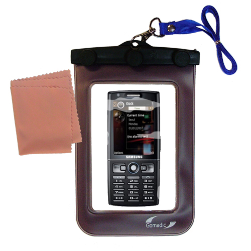 Waterproof Case compatible with the Samsung SGH-i550 to use underwater