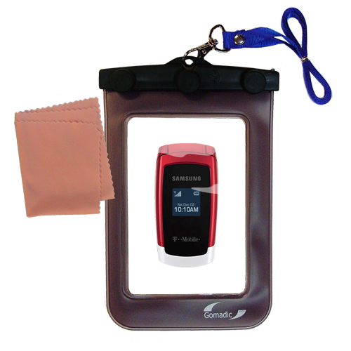 Waterproof Case compatible with the Samsung SGH-T219 to use underwater