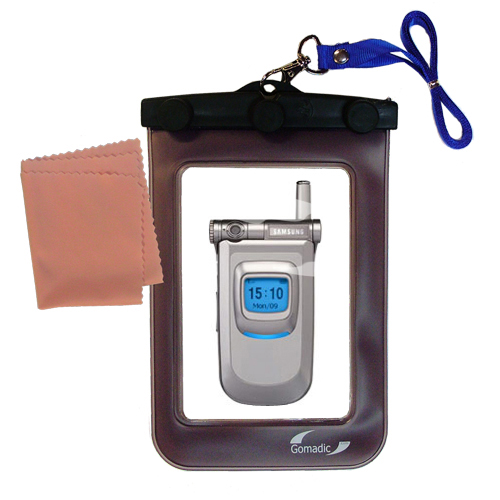 Waterproof Case compatible with the Samsung SGH-V200 to use underwater