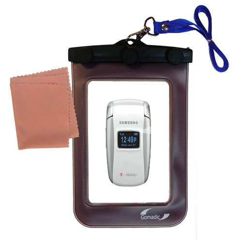 Waterproof Case compatible with the Samsung SGH-X495 X496 X497 to use underwater