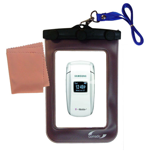 Waterproof Case compatible with the Samsung SGH-X497 to use underwater