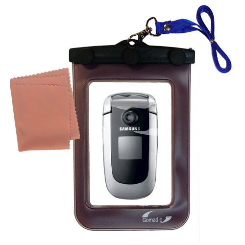 Waterproof Case compatible with the Samsung SGH-X660 to use underwater