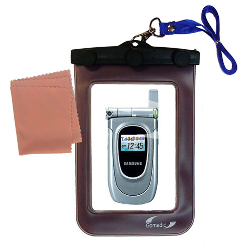 Waterproof Case compatible with the Samsung SGH-Z105 to use underwater