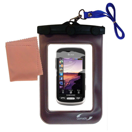 Waterproof Case compatible with the Samsung Solstice SGH-A887 to use underwater