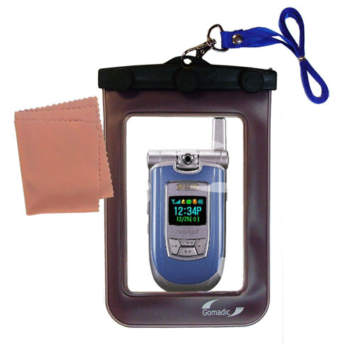 Waterproof Case compatible with the Samsung SPH-4300 to use underwater