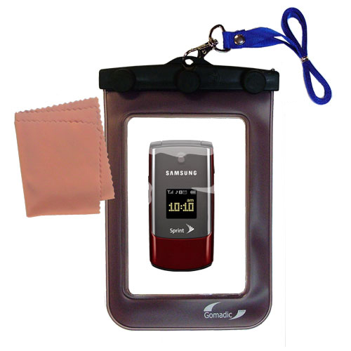 Waterproof Case compatible with the Samsung SPH-M320 to use underwater