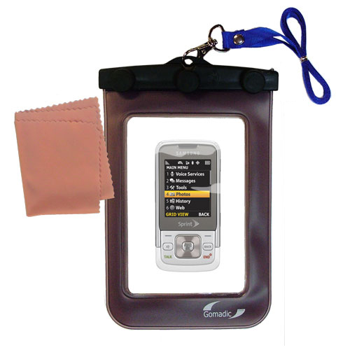 Waterproof Case compatible with the Samsung SPH-M330 to use underwater