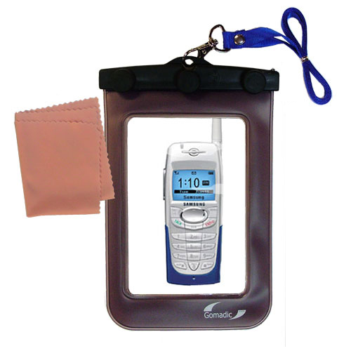Waterproof Case compatible with the Samsung SPH-N240 to use underwater