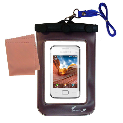 Waterproof Case compatible with the Samsung Tocco Lite 2 to use underwater