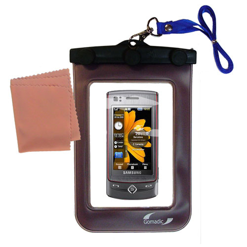 Waterproof Case compatible with the Samsung Tocco Ultra to use underwater