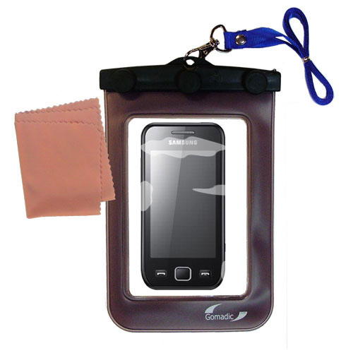 Waterproof Case compatible with the Samsung Wave 2 to use underwater
