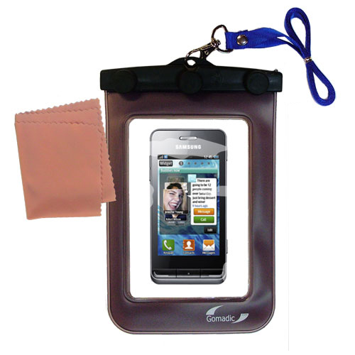Waterproof Case compatible with the Samsung Wave 723 to use underwater