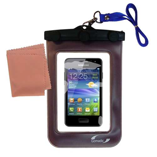 Waterproof Case compatible with the Samsung Wave M to use underwater