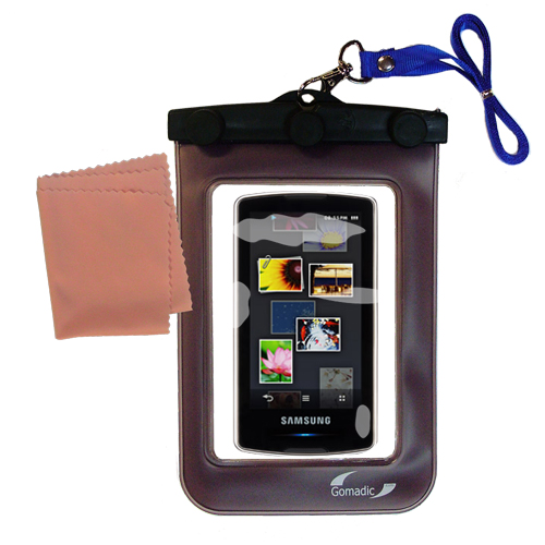 Waterproof Case compatible with the Samsung YP-M1 to use underwater