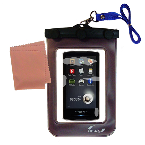 Waterproof Case compatible with the Samsung YP-MB1 to use underwater