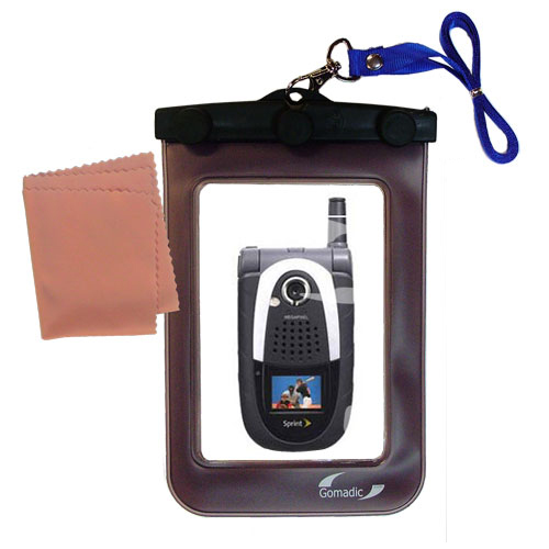 Waterproof Case compatible with the Sanyo MM-7500 to use underwater