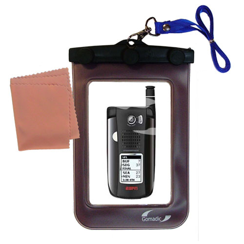Waterproof Case compatible with the Sanyo MVP EV-DO to use underwater