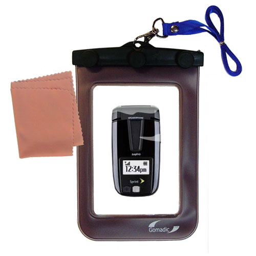 Waterproof Case compatible with the Sanyo SCP-3200 to use underwater