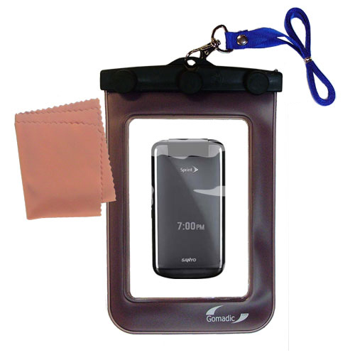 Waterproof Case compatible with the Sanyo SCP-3810  to use underwater