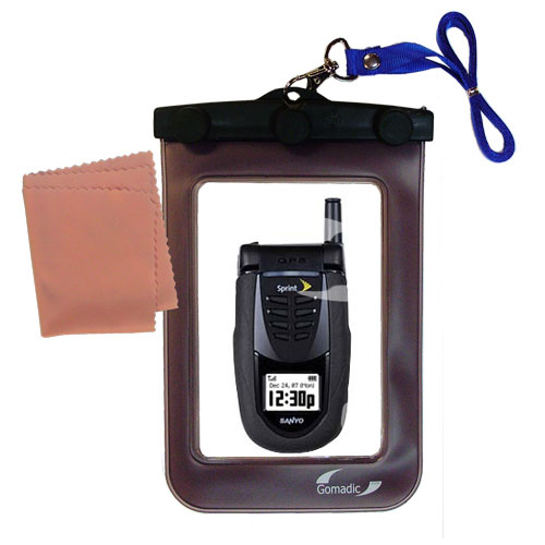 Waterproof Case compatible with the Sanyo SCP-7050 to use underwater